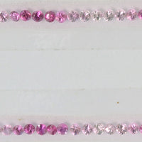 Natural Pink Fancy Sapphire Loose Gemstone  Diamond  Cut Set