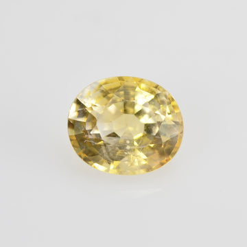 0.85 cts Natural Yellow Sapphire Loose Gemstone Oval Cut