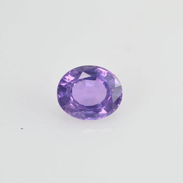 0.61 cts Natural Purple Sapphire Loose Gemstone Oval Cut
