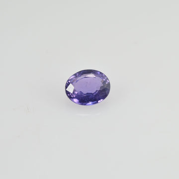 0.21 cts Natural Purple Sapphire Loose Gemstone Oval Cut