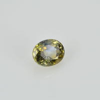 0.57 cts Natural Bi-color Sapphire Loose Gemstone Oval Cut