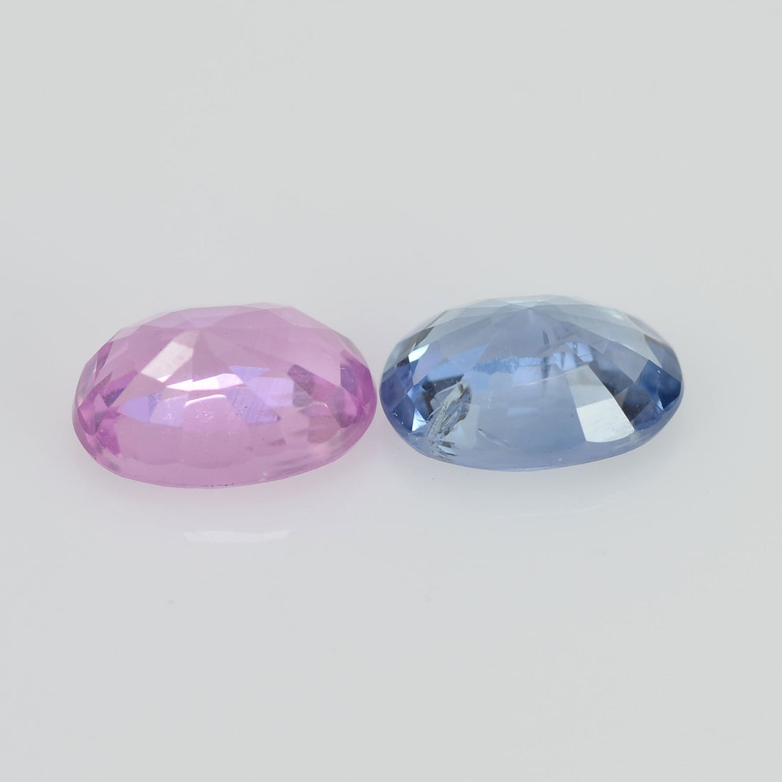 1.28 cts Natural Fancy Sapphire Loose Pair Gemstone Oval Cut