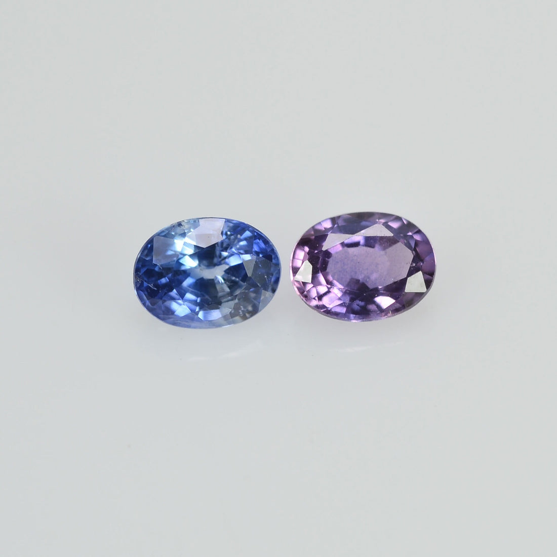 0.46 cts Natural Fancy Sapphire Loose Pair Gemstone Oval Cut