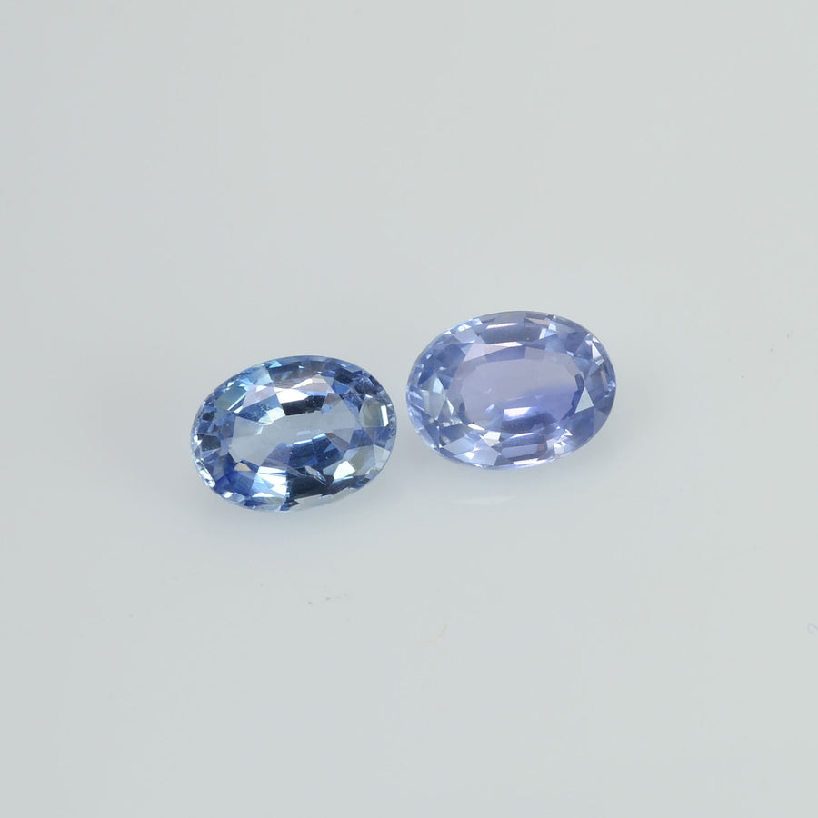 1.46 cts Natural Blue Sapphire Loose Pair Gemstone Oval Cut