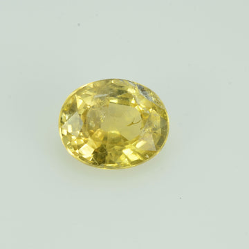 0.68 cts Natural Yellow Sapphire Loose Gemstone Oval Cut