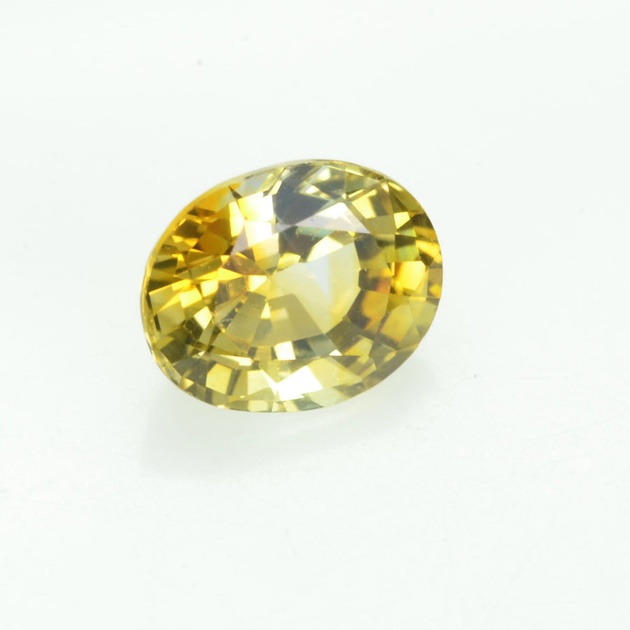 0.74 cts Natural Yellow Sapphire Loose Gemstone Oval Cut
