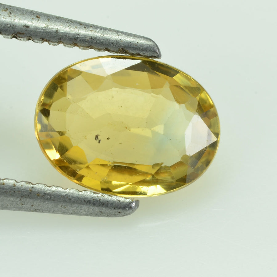 1.07 cts Natural Yellow Sapphire Loose Gemstone Oval Cut