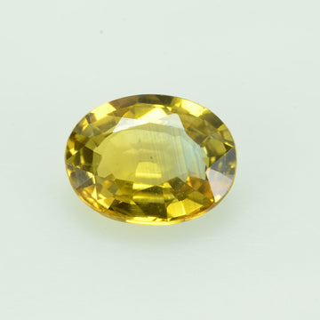 0.78 cts Natural Yellow Sapphire Loose Gemstone Oval Cut