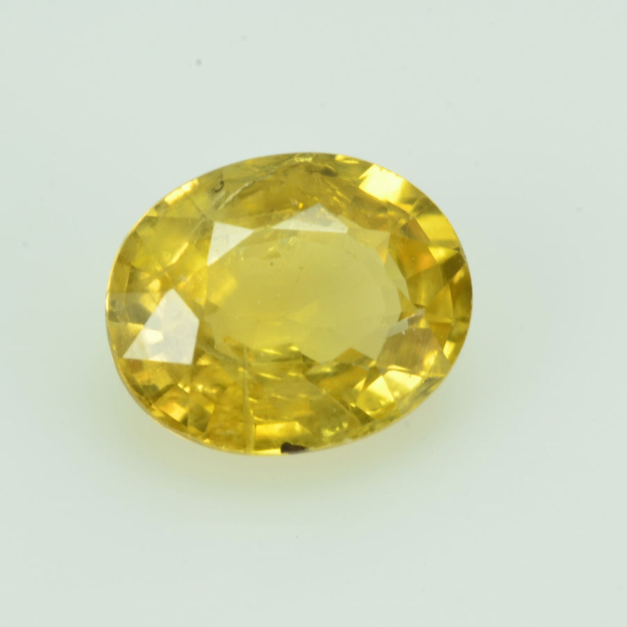 1.20 cts Natural Yellow Sapphire Loose Gemstone Oval Cut