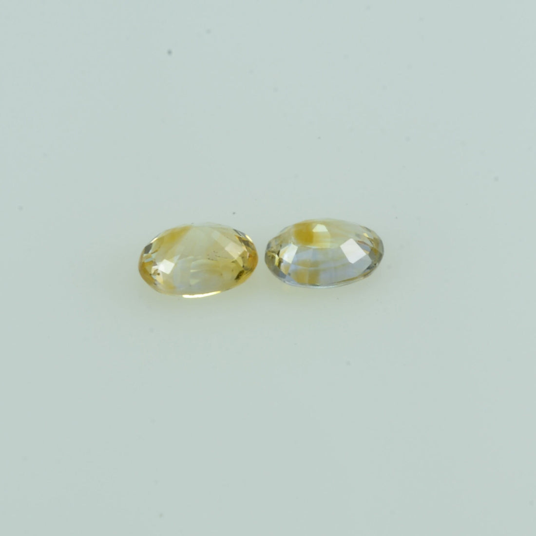 0.46 cts Natural Fancy Sapphire Loose Pair Gemstone Oval Cut