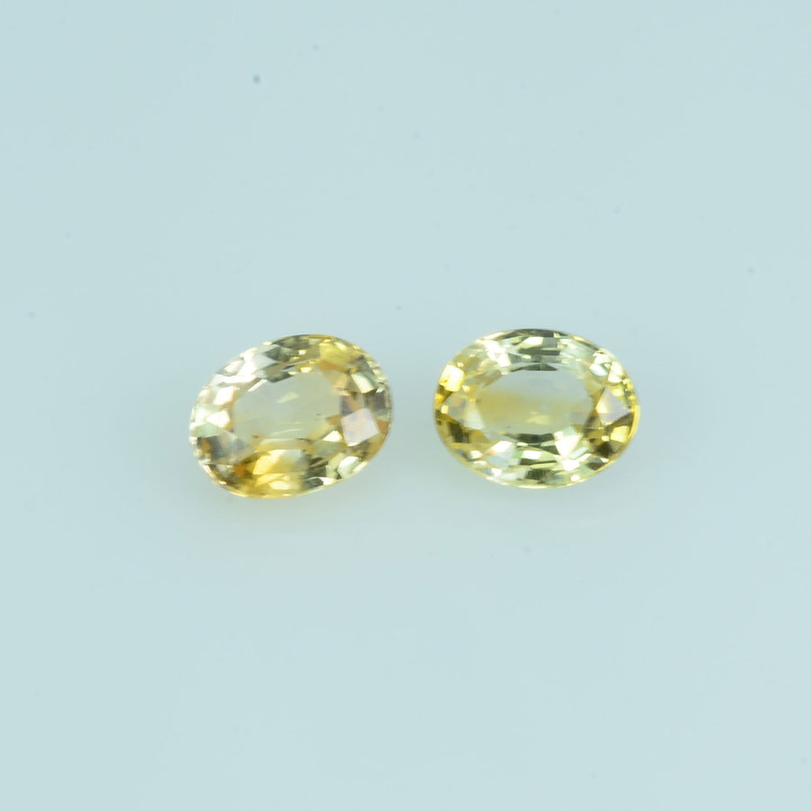 0.48 cts Natural Fancy Sapphire Loose Pair Gemstone Oval Cut