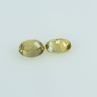 0.99 cts Natural Fancy Sapphire Loose Pair Gemstone Oval Cut