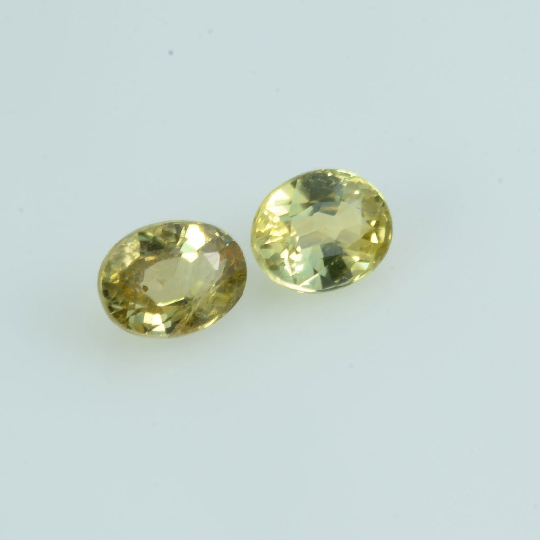 1.18 cts Natural Fancy Sapphire Loose Pair Gemstone Oval Cut