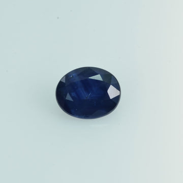 0.75 cts Natural Blue Sapphire Loose Gemstone Oval Cut