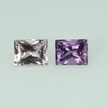 0.88 cts Natural Fancy Sapphire Loose Pair Gemstone Baguette Cut