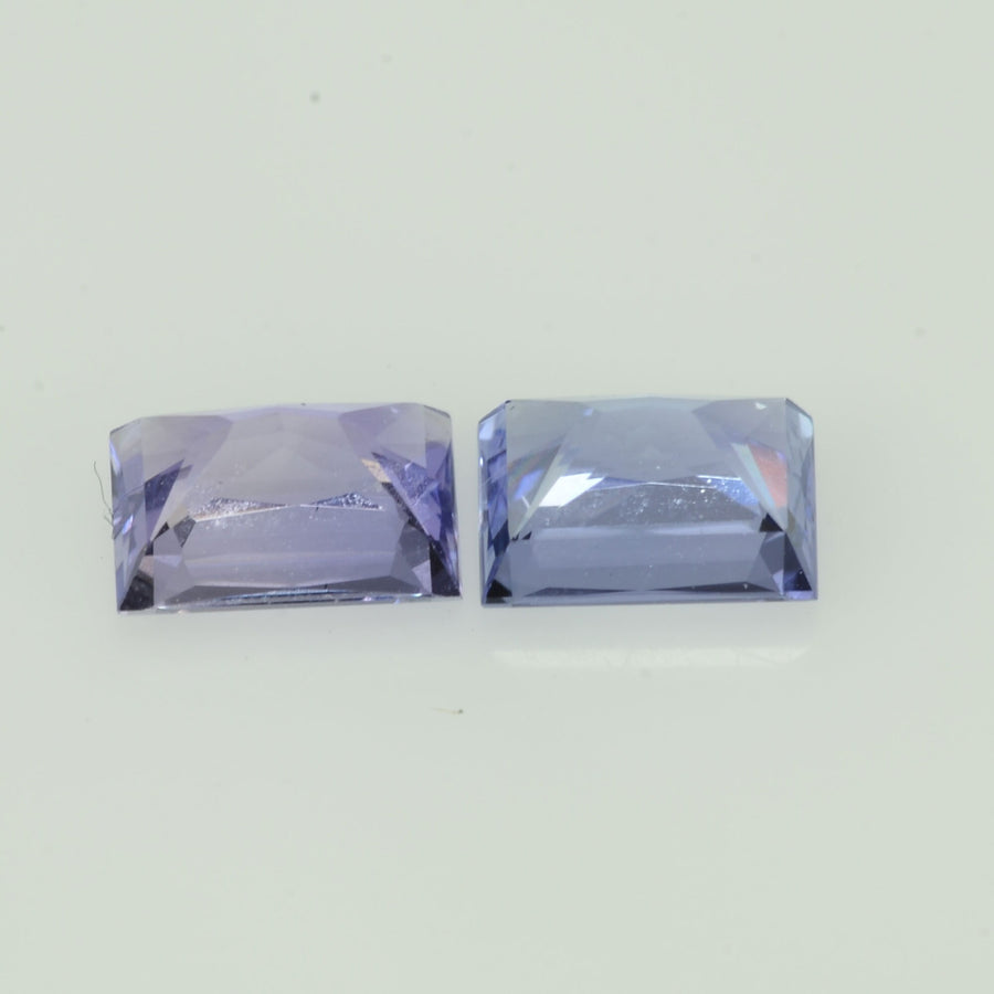 1.11 cts Natural Fancy Sapphire Loose Pair Gemstone Baguette Cut