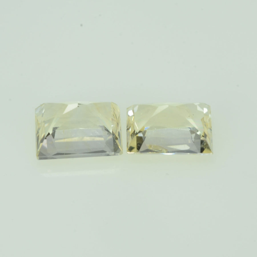 1.13 cts Natural Yellow Sapphire Loose Pair Gemstone Baguette Cut