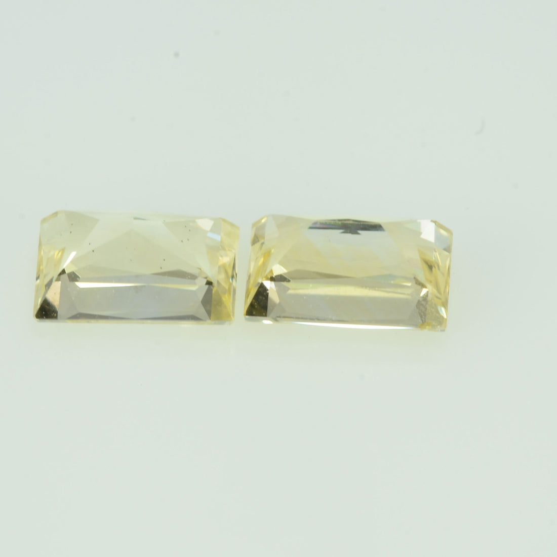 1.25 cts Natural Yellow Sapphire Loose Pair Gemstone Baguette Cut