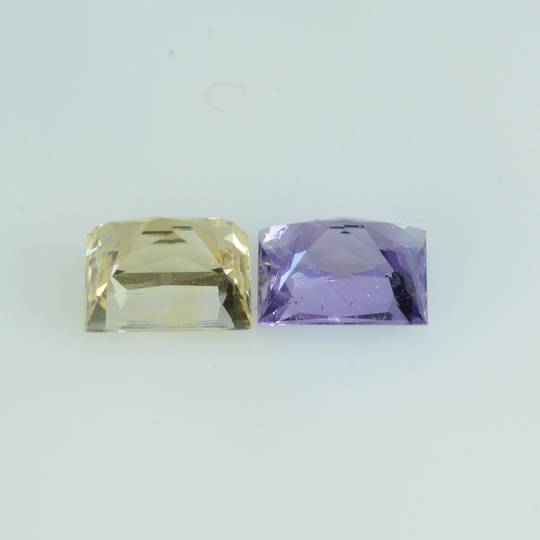 1.40 cts Natural Fancy Sapphire Loose Pair Gemstone Baguette Cut
