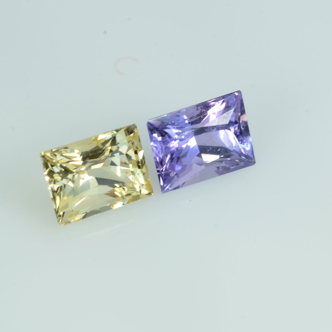 1.40 cts Natural Fancy Sapphire Loose Pair Gemstone Baguette Cut