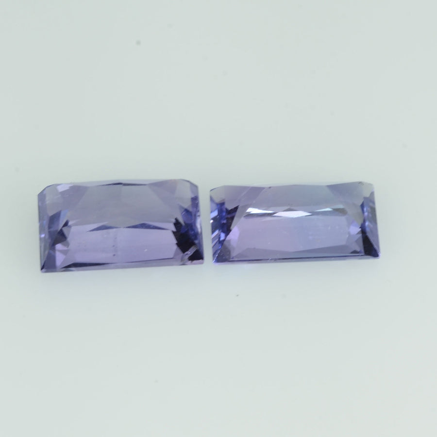 1.51 cts Natural Fancy Sapphire Loose Pair Gemstone Baguette Cut
