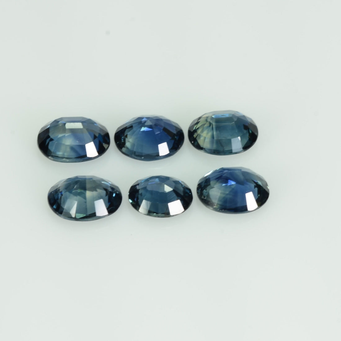 6x5 mm Natural Calibrated Blue Sapphire Loose Gemstone Oval Cut