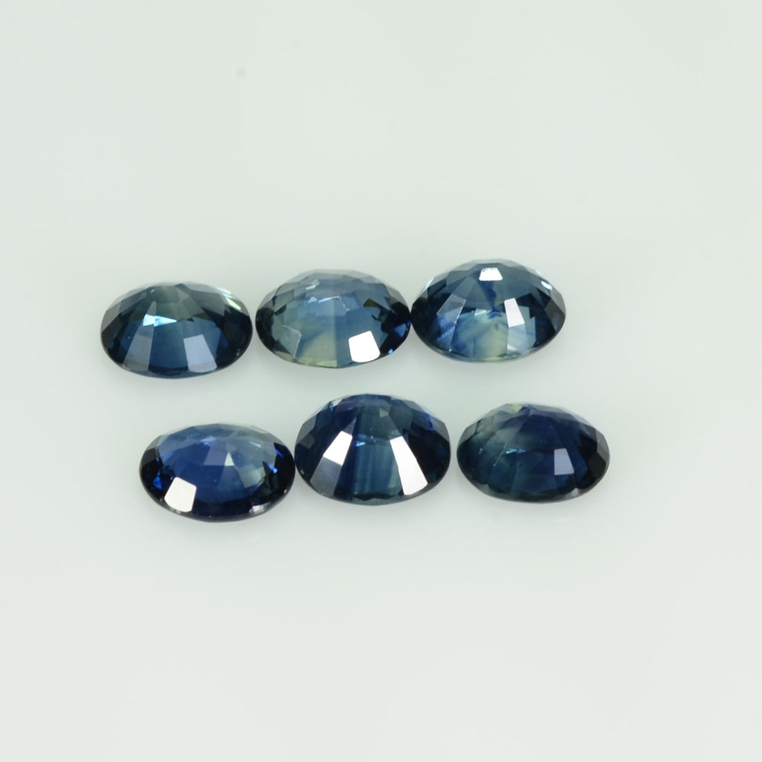 6x5 Natural Calibrated Blue Sapphire Loose Gemstone Oval Cut