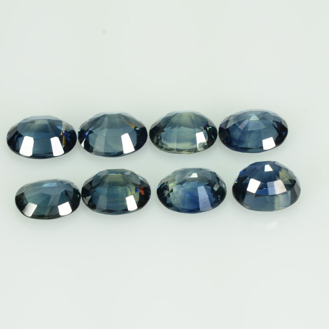 6x5 Natural Calibrated Blue Sapphire Loose Gemstone Oval Cut