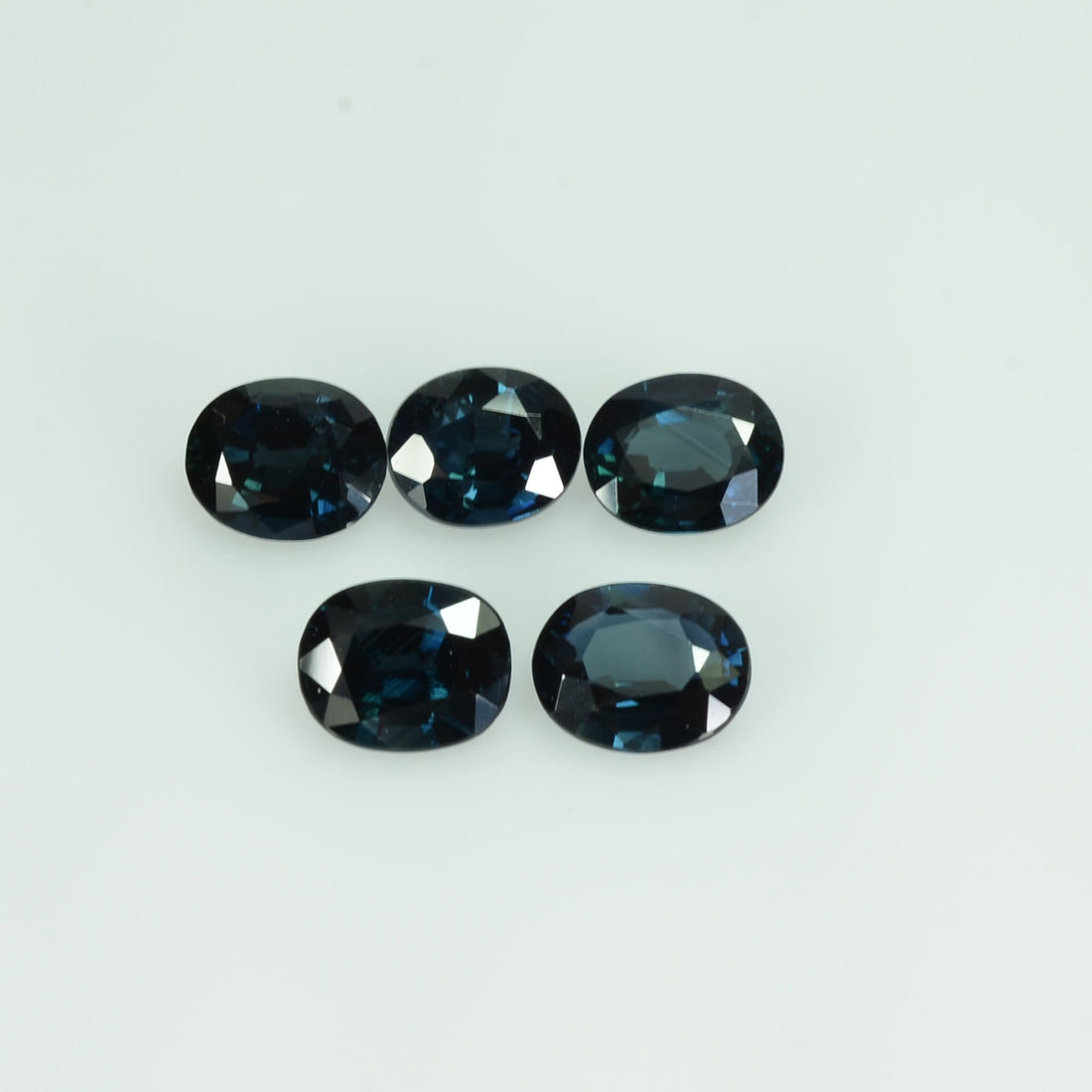 6x5 mm Natural Calibrated Blue Sapphire Loose Gemstone Oval Cut