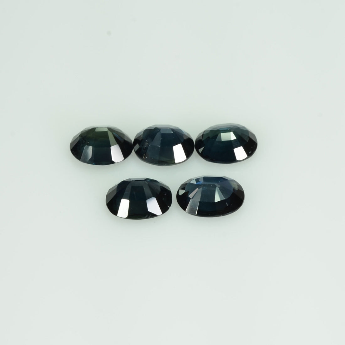 6x5 mm Natural Calibrated Blue Sapphire Loose Gemstone Oval Cut