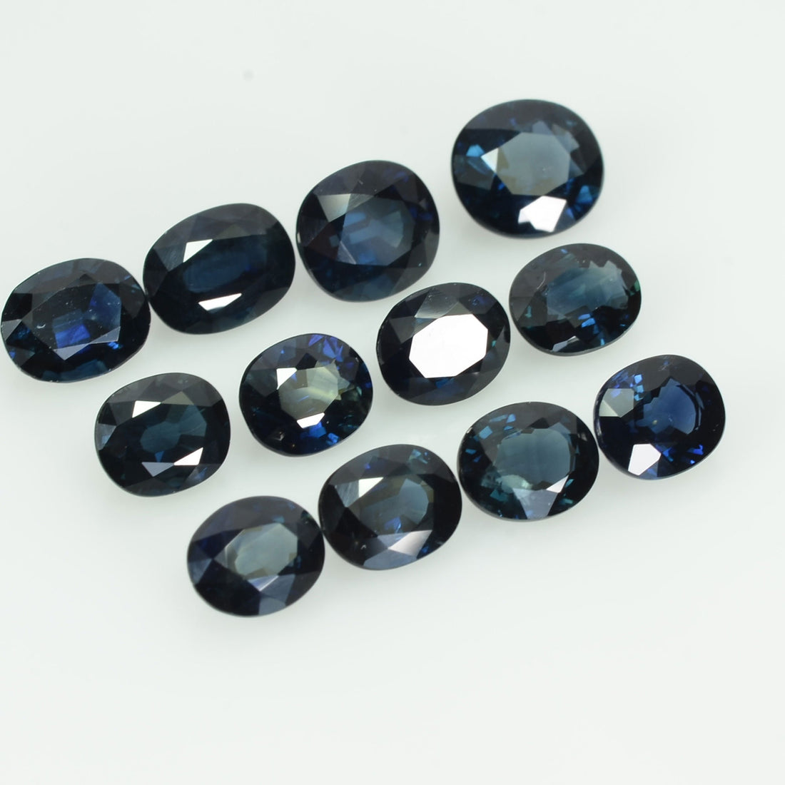 6x5 Natural Calibrated Blue Sapphire Loose Gemstone Oval Cut