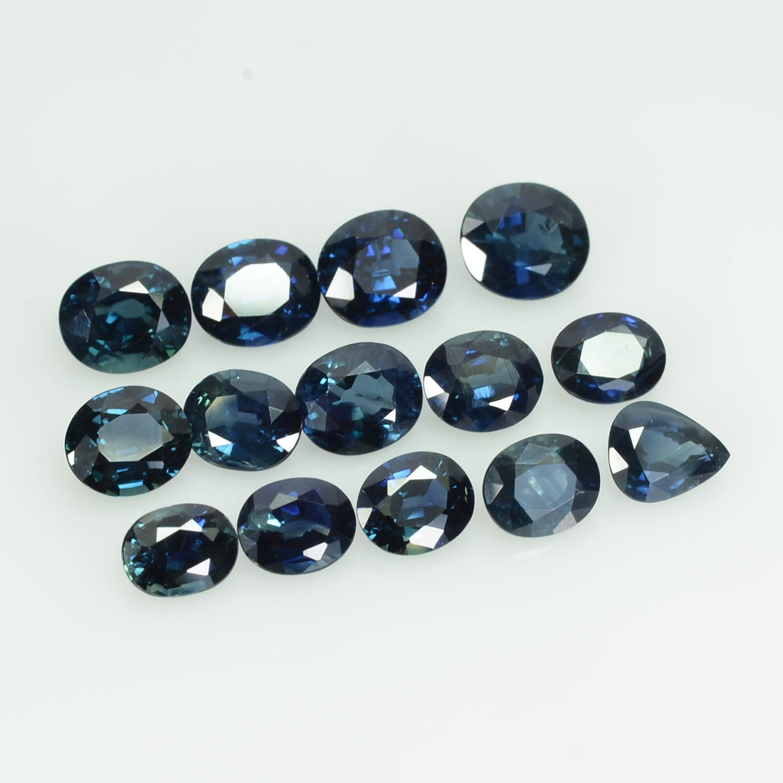 6x5 Natural Calibrated Blue Sapphire Loose Gemstone Oval Cut