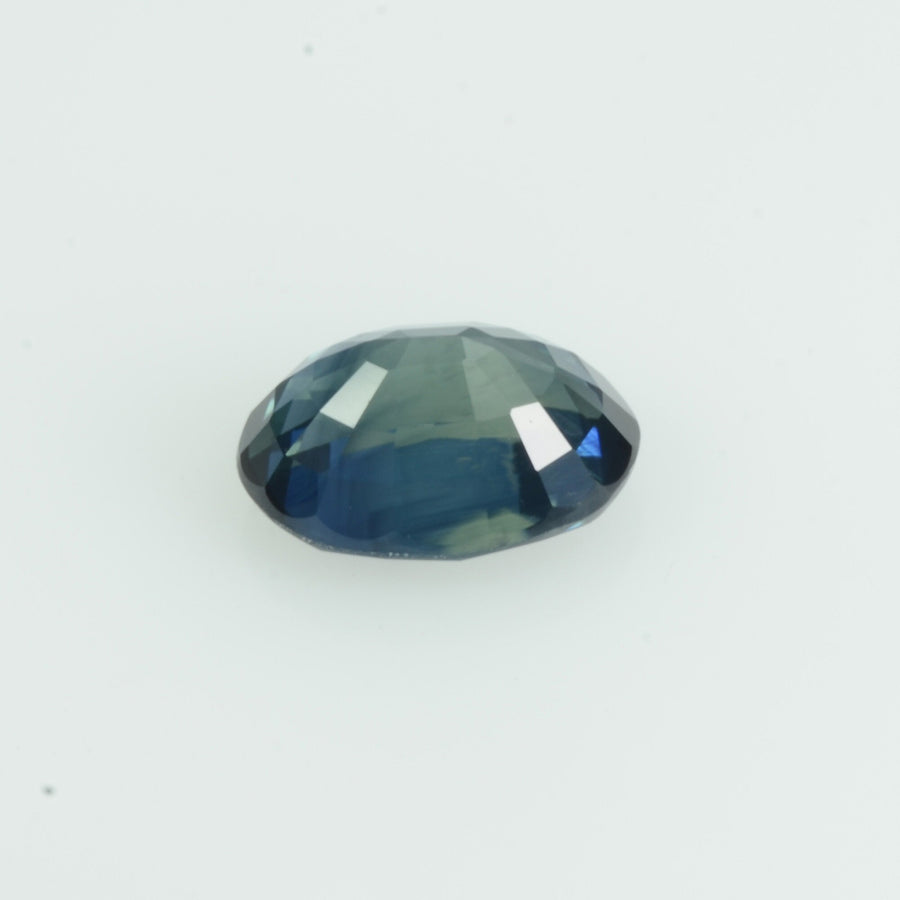 0.67 cts Natural Teal Blue Sapphire Loose Gemstone Oval Cut