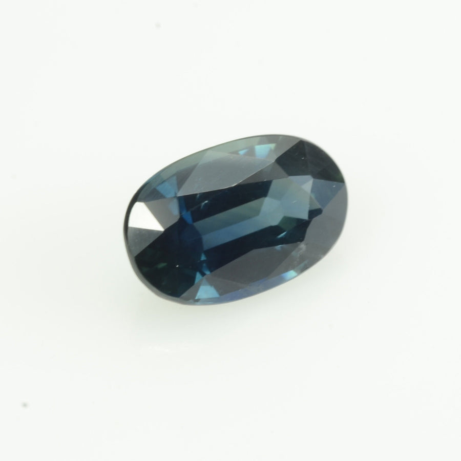 0.82 cts Natural Teal Blue Sapphire Loose Gemstone Oval Cut