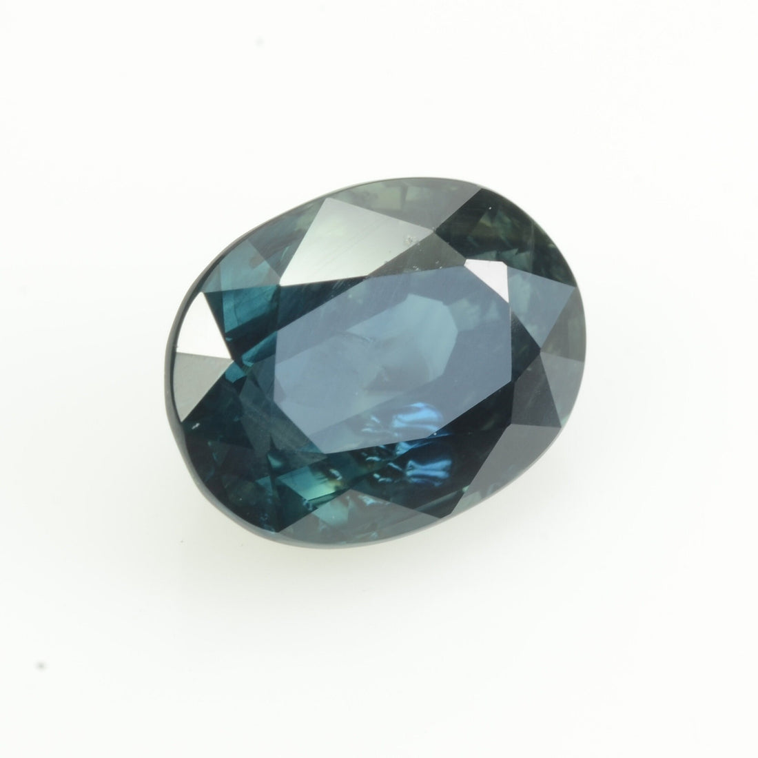 1.88 cts Natural Teal Blue Sapphire Loose Gemstone Oval Cut