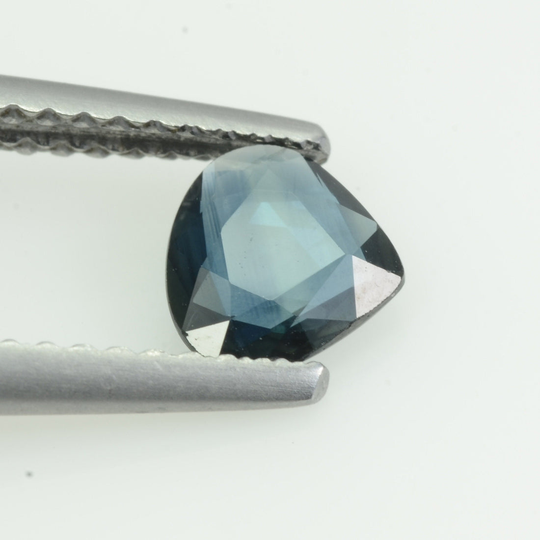 0.56 cts Natural Teal Blue Sapphire Loose Gemstone Pear Cut