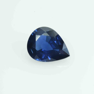 1.18 cts Natural Blue Sapphire Loose Gemstone Pear Cut