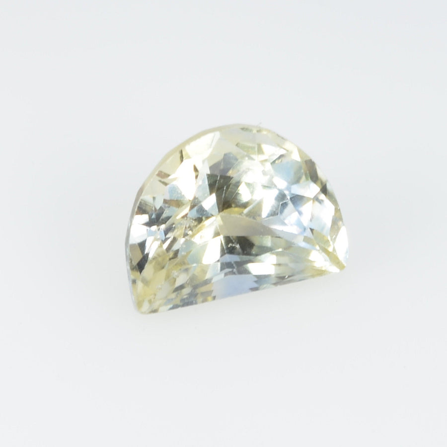0.99 Cts Natural Yellow Sapphire Loose Gemstone Fancy Half Moon Cut - Thai Gems Export Ltd.