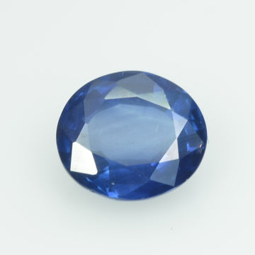 1.44Cts Natural Blue Sapphire Loose Gemstone Oval Cut