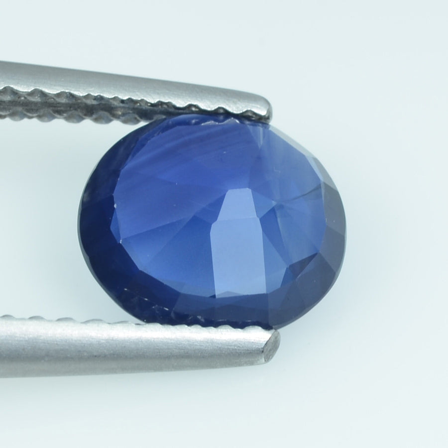 1.55 Cts Natural Blue Sapphire Loose Gemstone Oval Cut