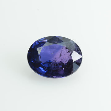 1.35 cts Natural Fancy Bi-Color Sapphire Loose Gemstone oval Cut