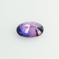 1.23 cts Natural Fancy Bi-Color Sapphire Loose Gemstone Oval Cut - Thai Gems Export Ltd.