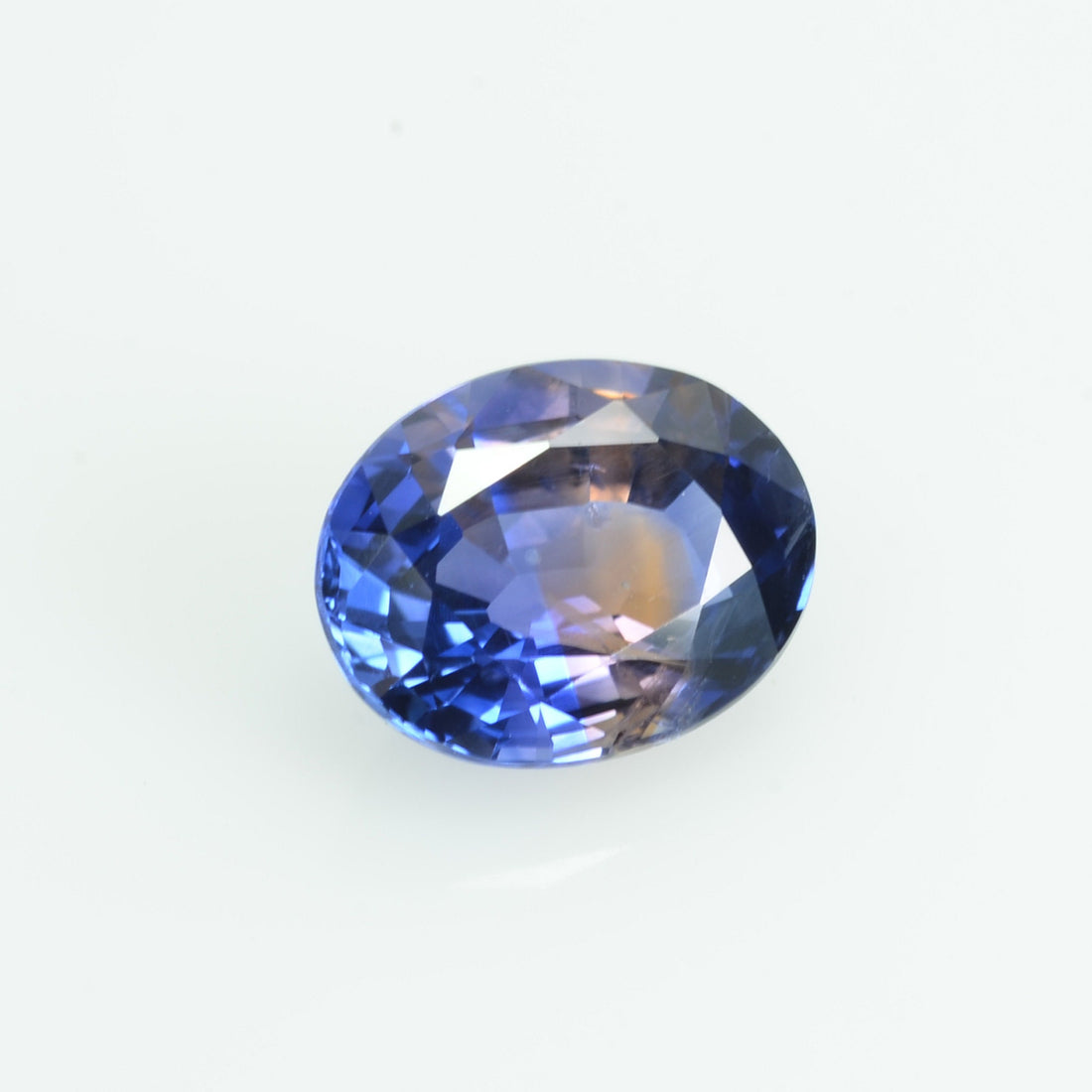 1.46 cts Natural Fancy Bi-Color Sapphire Loose Gemstone oval Cut