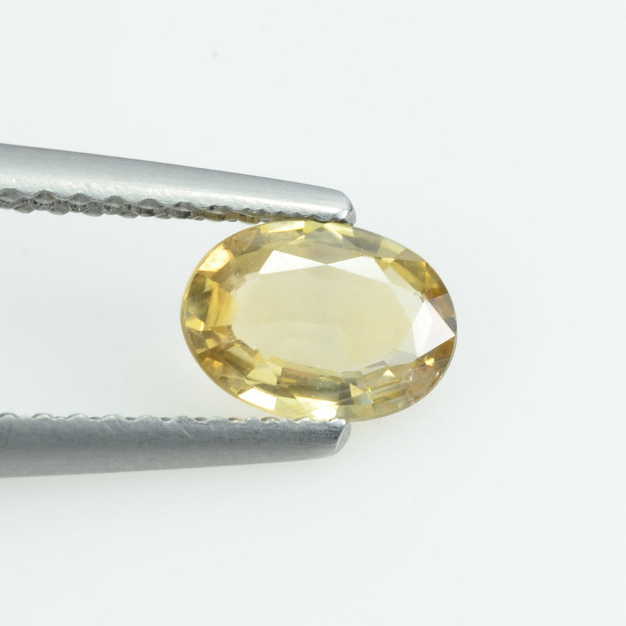 0.68 cts Natural Yellow Sapphire Loose Gemstone Oval Cut