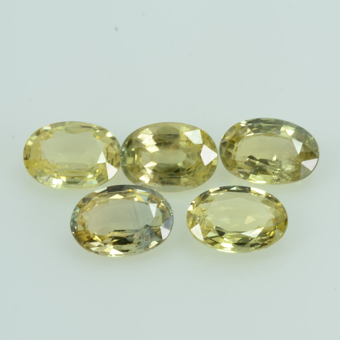 7x5 Natural Calibrated Sri Lanka Yellow Sapphire Loose Gemstone Oval Cut