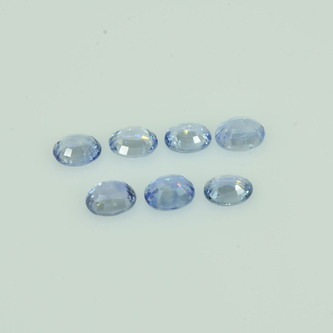 5x4 mm Lot Natural Calibrated Sri Lanka Blue Sapphire Loose Gemstone Oval Cut