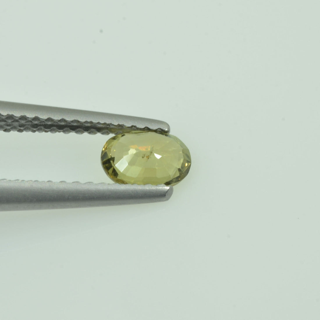 0.57 cts Natural Green Sapphire Loose Gemstone Oval Cut