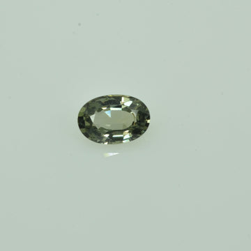 0.64 cts Natural Yellow Ash Sapphire Loose Gemstone Oval Cut