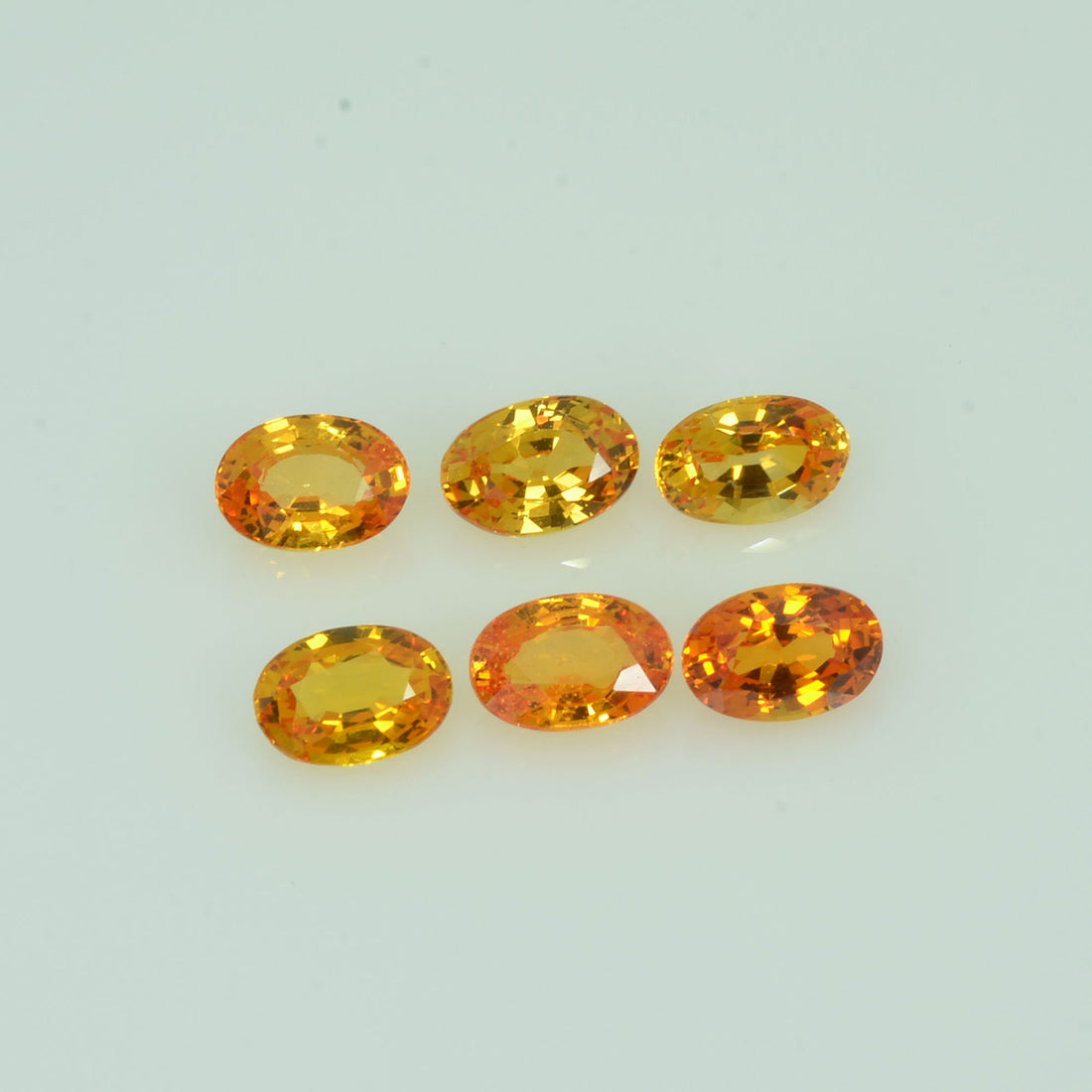 6x4 mm Natural Calibrated Yellow Sapphire Loose Gemstone Oval Cut