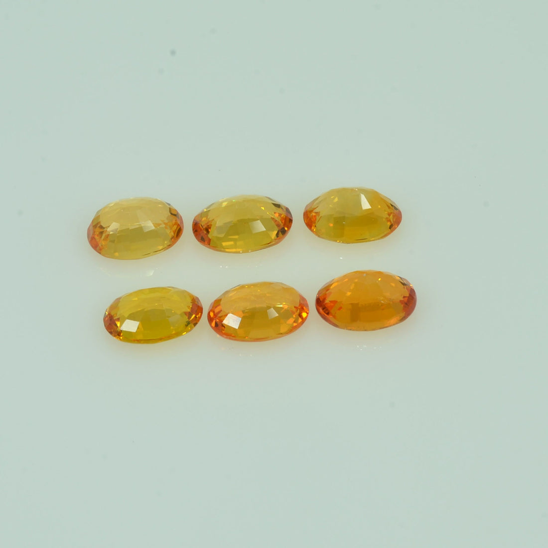 6x4 mm Natural Calibrated Yellow Sapphire Loose Gemstone Oval Cut